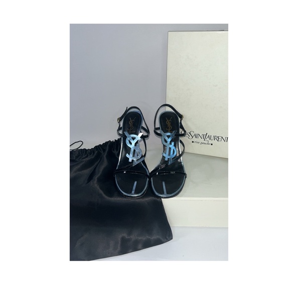 YSL Hero Logo Sandals w/ Ankle Strap (Size: 8.5) - Picture 10 of 10